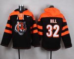 Jerseys Factory Cheap Nike Bengals #32 Jeremy Hill Black Player