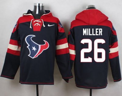 Jerseys Factory Cheap Nike Texans #26 Lamar Miller Navy Blue Pla