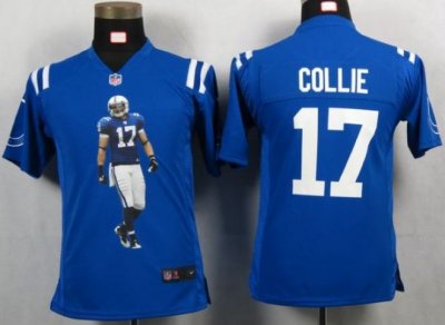 Jerseys Factory Cheap Nike Colts #17 Austin Collie Royal Blue Te
