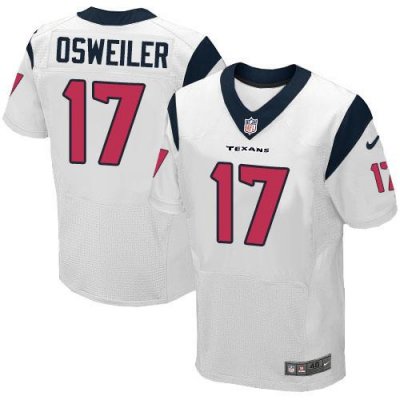 Jerseys Factory Cheap Nike Texans #17 Brock Osweiler White Men's
