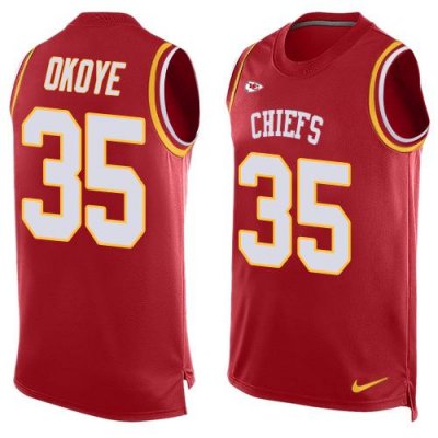 Jerseys Factory Cheap Nike Chiefs #35 Christian Okoye Red Team C