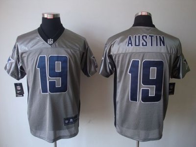 Jerseys Factory Cheap Nike Cowboys #19 Miles Austin Grey Shadow