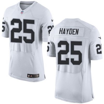 Jerseys Factory Cheap Nike Raiders #25 D.J. Hayden White Men's S