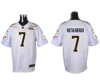 Jerseys Factory Cheap Nike Steelers #7 Ben Roethlisberger White