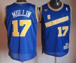 Jerseys Factory Cheap Warriors #17 Chris Mullin Blue Throwback S
