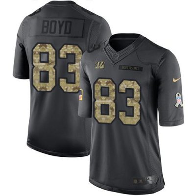Jerseys Factory Cheap Nike Bengals #83 Tyler Boyd Black Men's St
