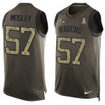 Jerseys Factory Cheap Nike Ravens #57 C.J. Mosley Green Men's St