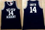 Jerseys Factory Cheap Bel-Air Academy #14 Smith Black Stitched B