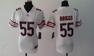 Jerseys Factory Cheap Nike Bears #55 Lance Briggs White Women's