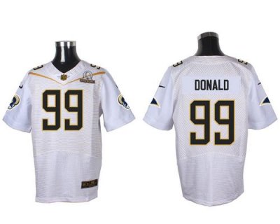 Jerseys Factory Cheap Nike Rams #99 Aaron Donald White 2016 Pro