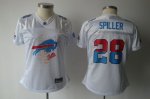 Jerseys Factory Cheap Bills #28 C.J. Spiller White 2011 Women's