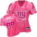 Jerseys Factory Cheap Giants #88 Hakeem Nicks Pink 2011 Women's