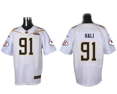 Jerseys Factory Cheap Nike Chiefs #91 Tamba Hali White 2016 Pro