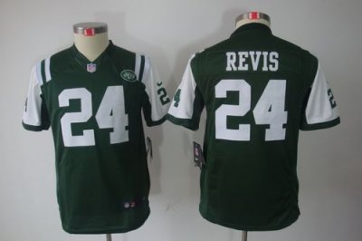 Jerseys Factory Cheap Nike Jets #24 Darrelle Revis Green Team Co