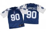 Jerseys Factory Cheap Nike Cowboys #90 Demarcus Lawrence Navy Bl