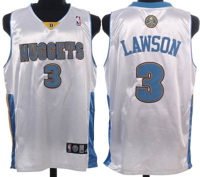 Jerseys Factory Cheap Nuggets #3 Ty Lawson Stitched White NBA Je