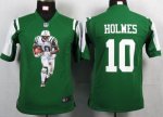 Jerseys Factory Cheap Nike Jets #10 Santonio Holmes Green Team C