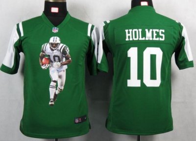 Jerseys Factory Cheap Nike Jets #10 Santonio Holmes Green Team C