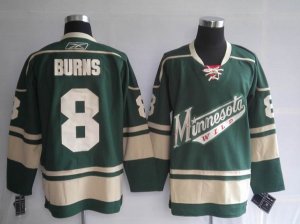 Jerseys Factory Cheap Wild #8 Brent Burns Embroidered Green NHL