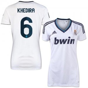 Jerseys Factory Cheap Women's Real Madrid #6 Sami Khedira Home S