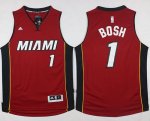 Jerseys Factory Cheap Heat #1 Chris Bosh Stitched Red NBA Jersey