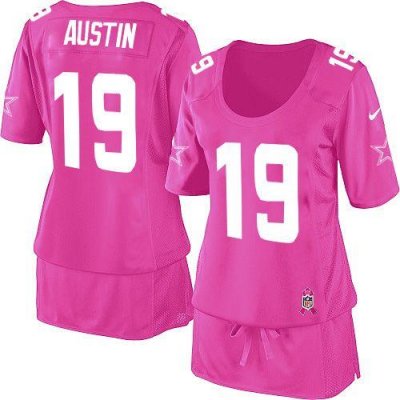 Jerseys Factory Cheap Nike Cowboys #19 Miles Austin Pink Women's