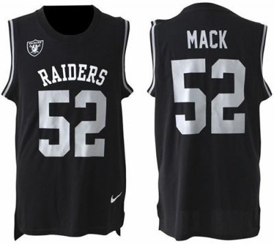 Jerseys Factory Cheap Nike Raiders #52 Khalil Mack Black Team Co