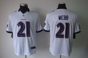 Jerseys Factory Cheap Nike Ravens #21 Lardarius Webb White Men's