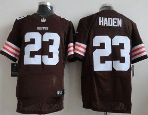 Jerseys Factory Cheap Nike Browns #23 Joe Haden Brown Team Color