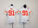 Jerseys Factory Cheap Nike Chiefs #91 Tamba Hali White Youth Emb