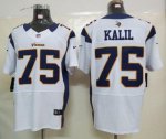Jerseys Factory Cheap Nike Vikings #75 Matt Kalil White Men's Em