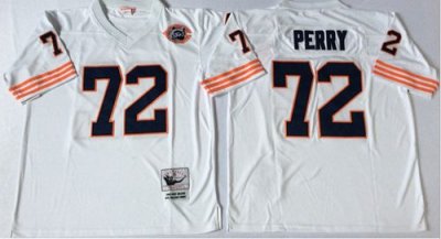 Jerseys Factory Cheap Mitchell&Ness Bears #72 William Perry Whit