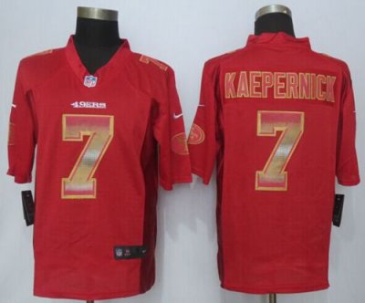 Jerseys Factory Cheap Nike 49ers #7 Colin Kaepernick Red Team Co