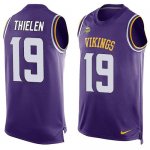 Jerseys Factory Cheap Nike Vikings #19 Adam Thielen Purple Team