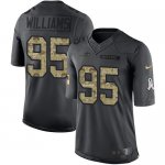 Jerseys Factory Cheap Nike Bills #95 Kyle Williams Black Men's S