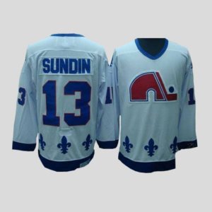 Jerseys Factory Cheap Nordiques #13 Mats Sundin Embroidered CCM