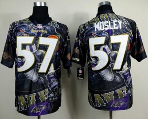 Jerseys Factory Cheap Nike Ravens #57 C.J. Mosley Team Color Men