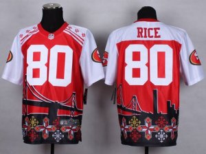 Jerseys Factory Cheap Nike 49ers #80 Jerry Rice Red Men's Stitch