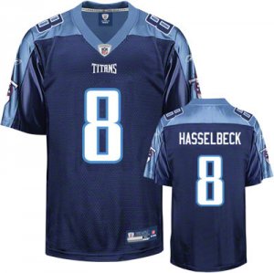 Jerseys Factory Cheap Titans #8 Matt Hasselbeck Dark Blue Stitch