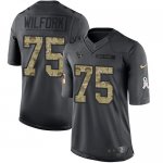 Jerseys Factory Cheap Nike Texans #75 Vince Wilfork Black Men's