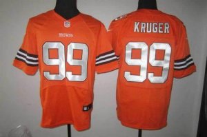 Jerseys Factory Cheap Nike Browns #99 Paul Kruger Orange Alterna