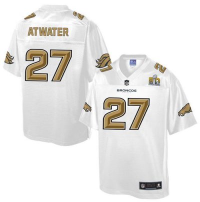 Jerseys Factory Cheap Nike Broncos #27 Steve Atwater White Men's