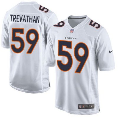 Jerseys Factory Cheap Nike Broncos #59 Danny Trevathan White Men