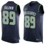 Jerseys Factory Cheap Nike Seahawks #89 Doug Baldwin Steel Blue