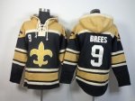 Jerseys Factory Cheap Nike Saints #9 Drew Brees Black Sawyer Hoo