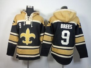 Jerseys Factory Cheap Nike Saints #9 Drew Brees Black Sawyer Hoo