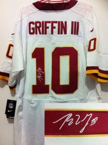 Jerseys Factory Cheap Nike Redskins #10 Robert Griffin III White