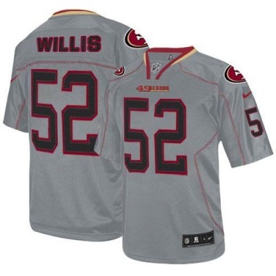 Jerseys Factory Cheap Nike 49ers #52 Patrick Willis Lights Out G
