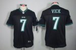 Jerseys Factory Cheap Nike Eagles #7 Michael Vick Black Alternat