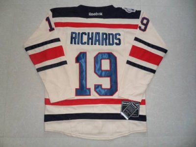 Jerseys Factory Cheap Rangers #19 Brad Richards Cream 2012 Winte